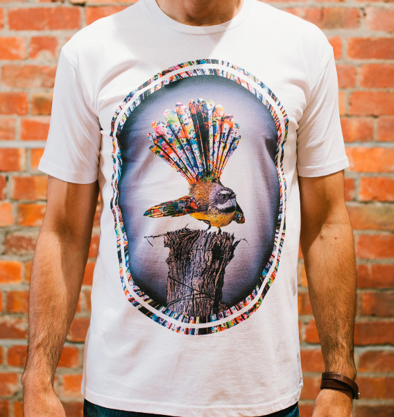Hori Fantail Tee & crew